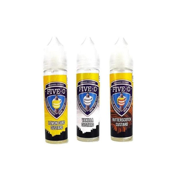 Five O Custards 0MG 50ML Shortfill (70VG/30PG) - GetVapey