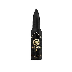 Riot Squad #1 Black Edition 0mg 50ml Shortfill (70VG-30PG) - GetVapey