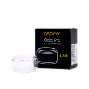 Aspire Cleito Pro Pyrex 4.2ml Bubble Glass - GetVapey