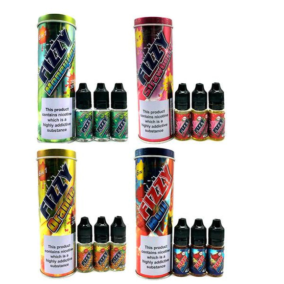 Fizzy 6x10ml 3mg (70VG/30PG) - GetVapey