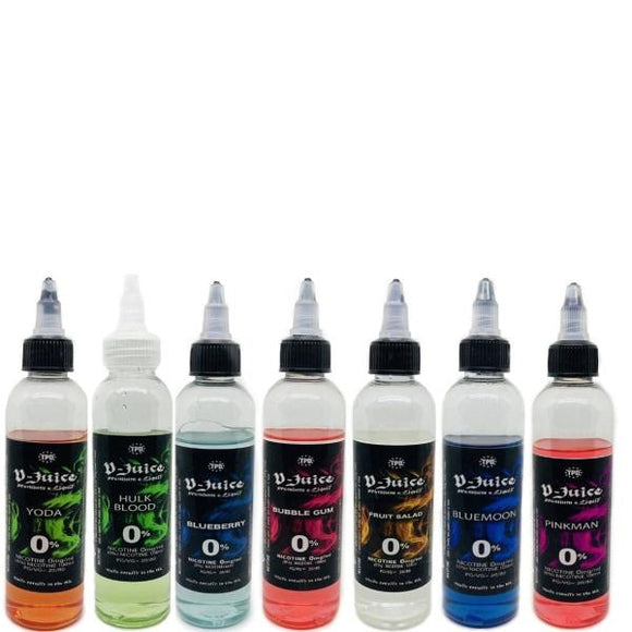 V-Juice 0mg 100ml Shortfill (80VG/20PG) - GetVapey